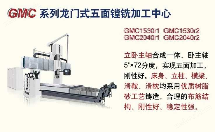 GMC系列龙门式五面镗铣加工中心