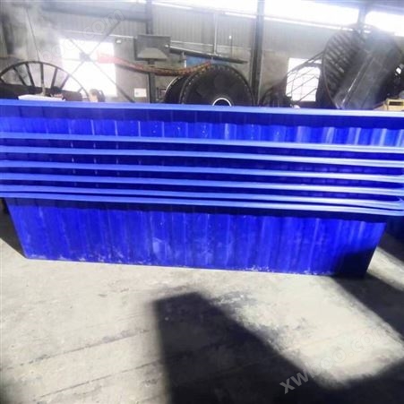 滚塑牛筋塑料养殖桶 3000L水产养殖塑料箱方箱桶蓝色