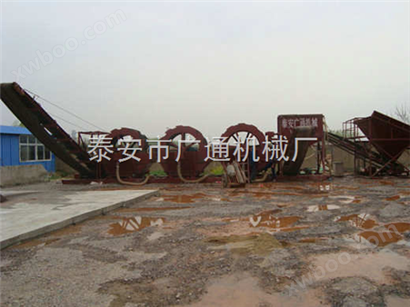 洗砂生产线设备，洗沙生产线设备-山东泰安广通机械