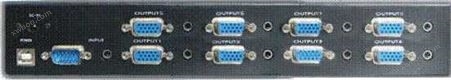 VGASP108BVGA延长器,VGASP108B高保真VGA立体声媒体分配传输器