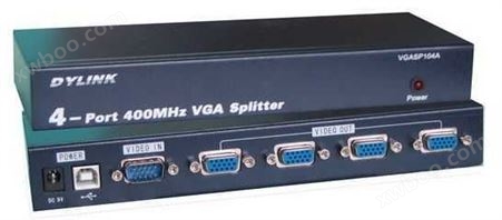VGASP104AVGA延长器,VGASP104A高带宽(400MHZ)分配器,高保真视频分配器